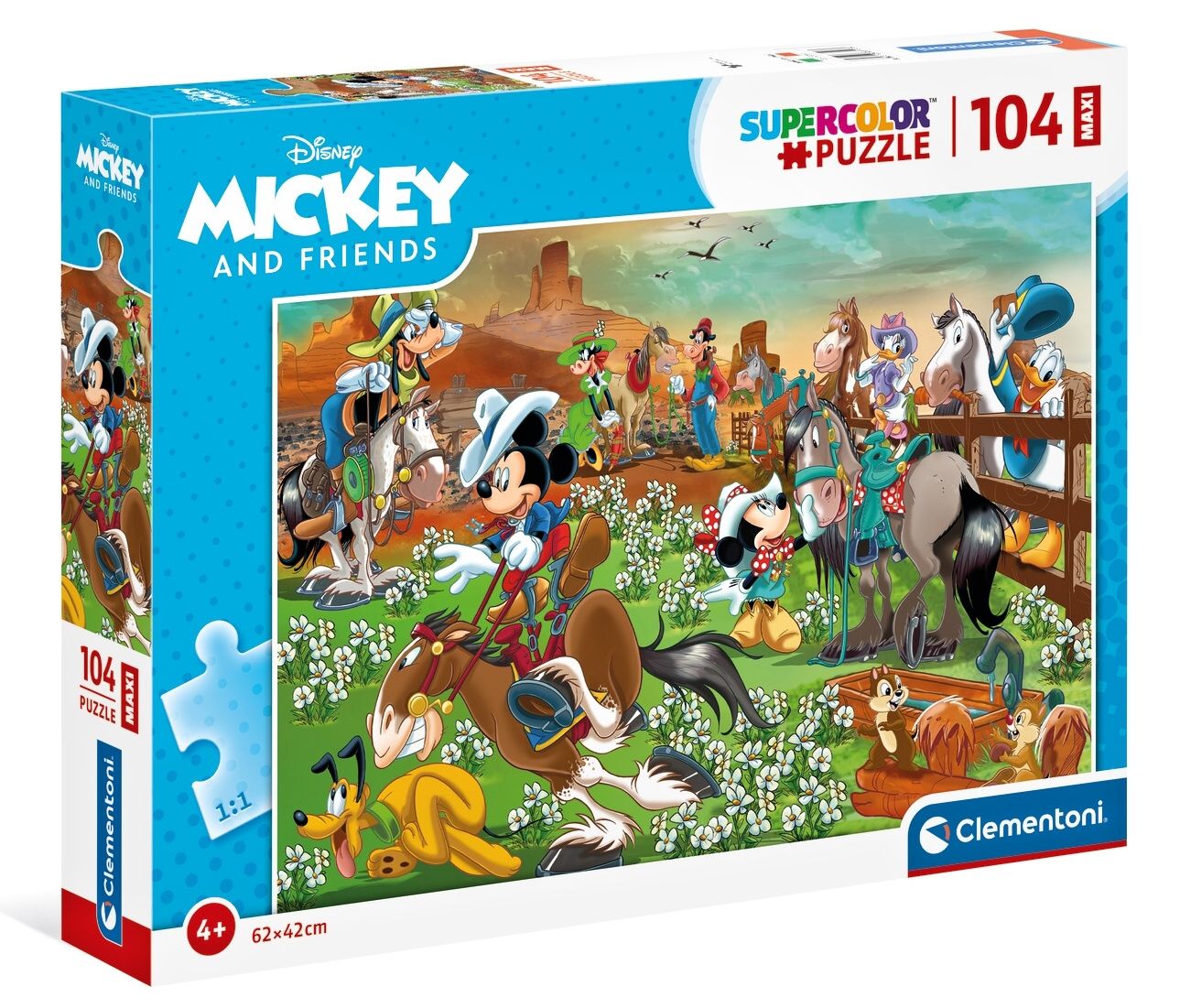 Clementoni puzzle 104 dílků Mickey 23759