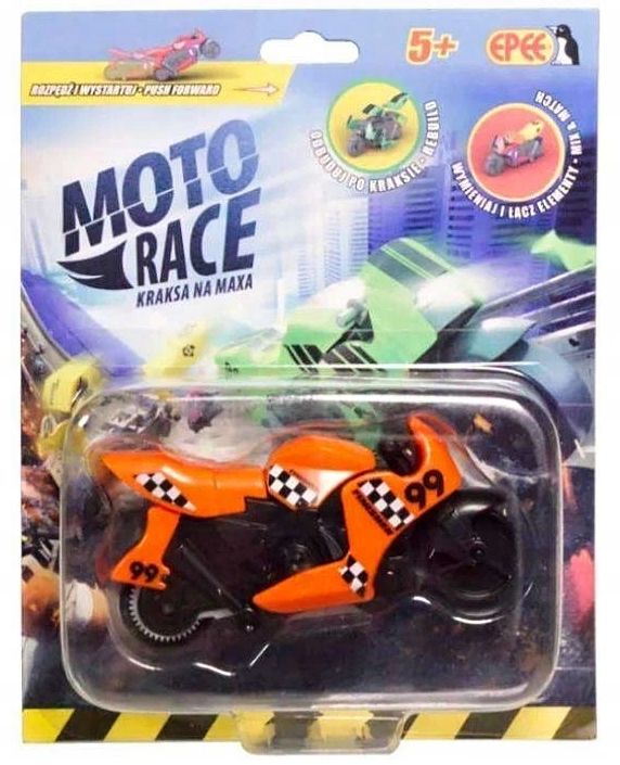 EPEE - Moto Race - Crash na Max - 8,5 cm motorka - oranžová Epee a EP Line