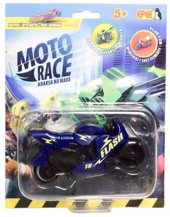 EPEE - Moto Race - Crash na Max - 8,5 cm motorka - tmavě modrá Epee a EP Line