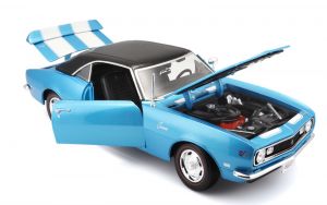 Maisto 1:18 Chevrolet Camaro Z/28 Coupe 1968 - modrá barva