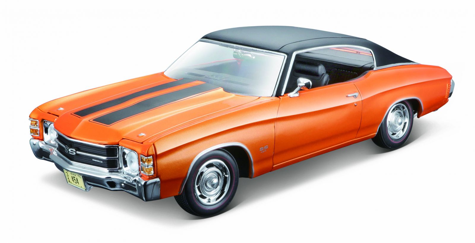 Maisto 1:18 Chevrolet Chevelle SS 454 Sport Coupe 1971 - oranžová barva