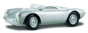 Maisto 1:18 Porsche 550 A Spyder 1950 - stříbrná barva