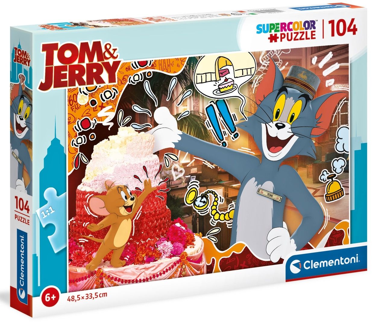 Puzzle Clementoni - 104 dílků - Tom & Jerry 27516