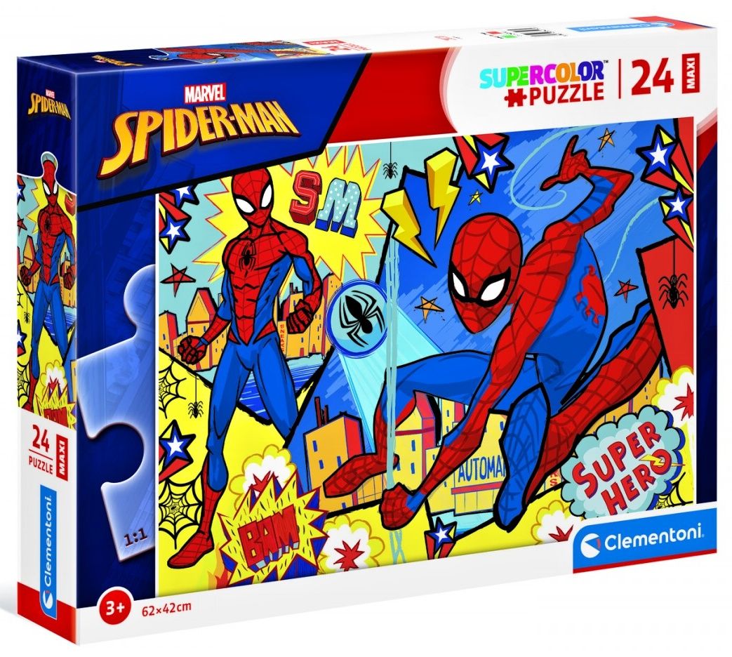 Puzzle Clementoni 24 dílků Maxi - Spiderman 24216