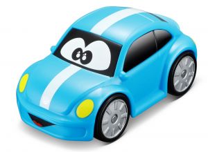 Autíčko Bburago 3,5'' ( 9 cm ) v dárkové polokrabičce - Volkswagen Beetle - modré