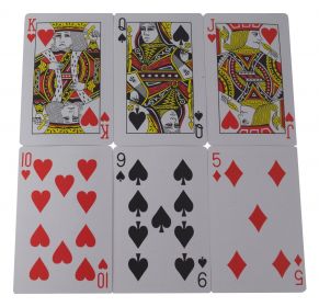 Goddess - hrací karty plastic 54 karet modré ( černý rub karet )
