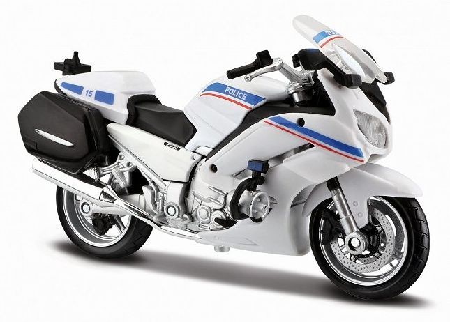 Maisto motorka 1:18 Yamaha FJR 1300A - France - Police bílá