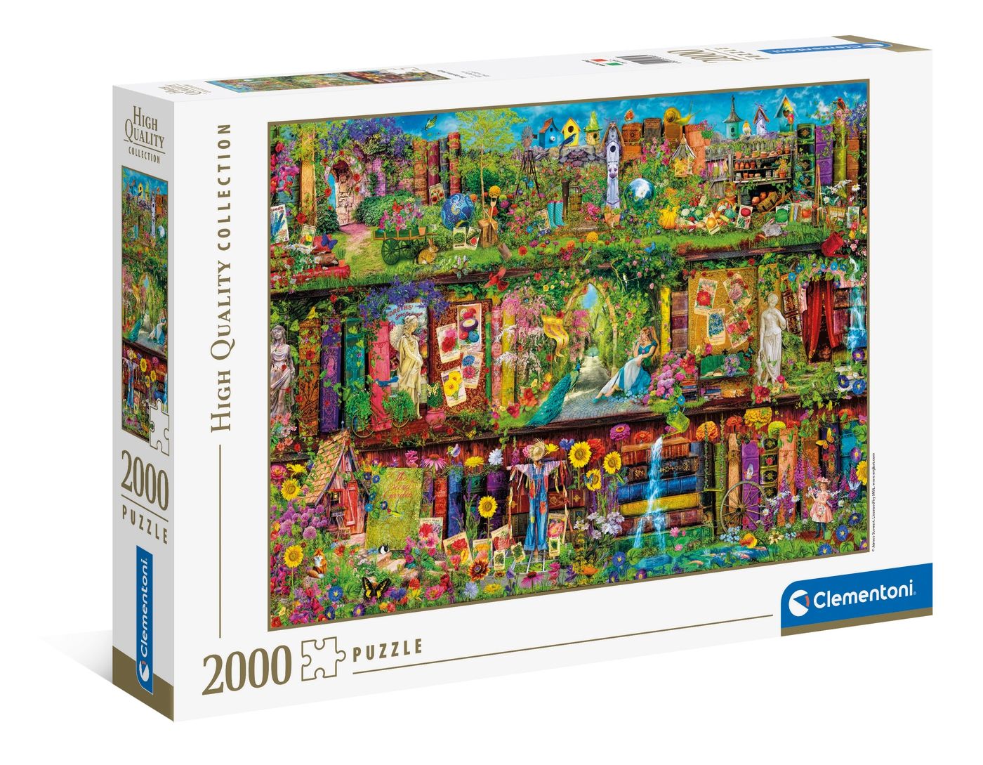 Puzzle Clementoni 2000 dílků - Umělcova knihovna 32567