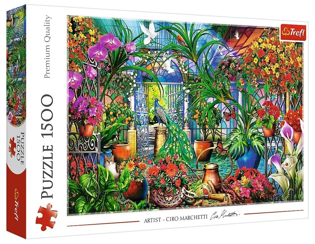 Puzzle Trefl 1500 dílků - Ciro Marchetti - Tajemná zahrada 26188