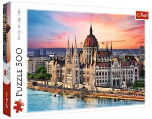 TREFL Puzzle  500 dílků -  Budapešť - Maďarsko 37395