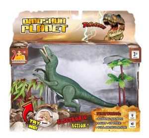Askato - interaktivní dinosaurus  s efekty - zelený