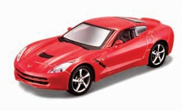 Maisto 21001 PR Chevrolet Corvette Stingray 2014 - červená barva