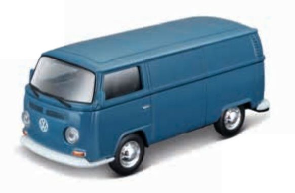 Maisto 21001 PR VW Type 2 Panel Van 1971 - modrá barva