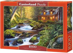 Puzzle Castorland  1000 dílků - Chatka u potoka  104635