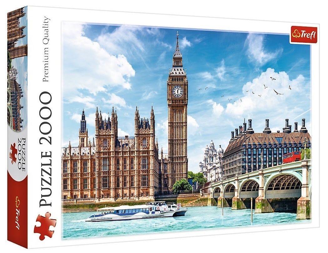 Puzzle Trefl 2000 dílků - Big Ben - Londýn 27120