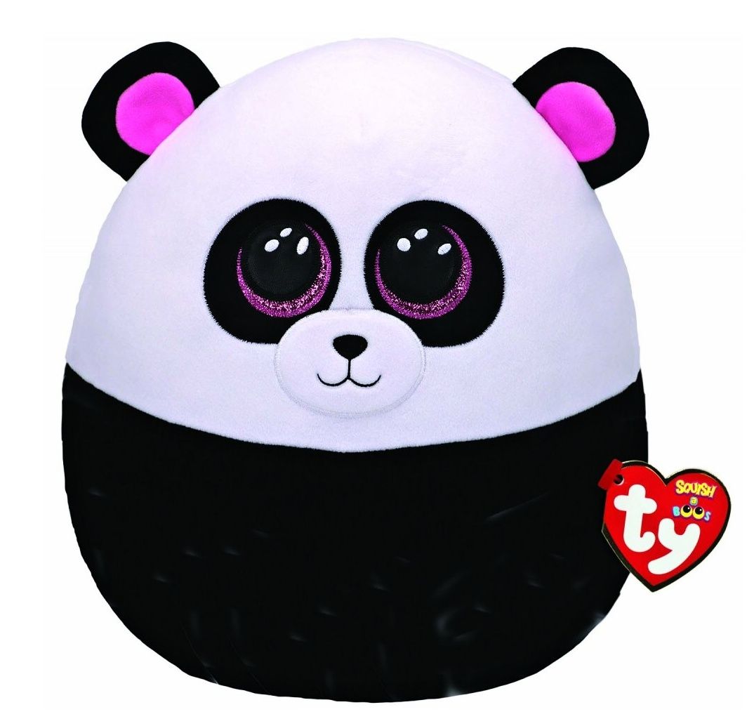 TY - plyšový polštářek - zvířátko 22 cm - panda Bamboo 39292