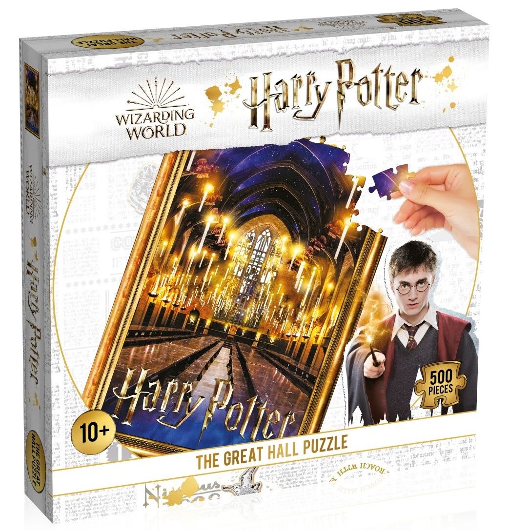 Winning Moves - puzzle 500 dílků - Harry Potter - Velký sál