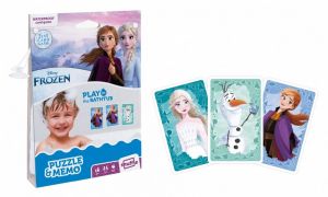 Cartamundi - karty do vody - Pexeso + puzzle 9 d. Frozen