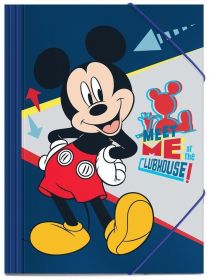 Diakakis - složka papírová  A4 na gumičku  - Mickey Mouse