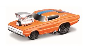 Maisto 1:64 15526  Muscle  - Dodge Charger  1966- oranžová  barva 
