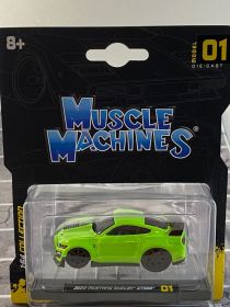 Maisto 1:64 15526 Muscle - Mustang Shelby GT500 - zelená barva