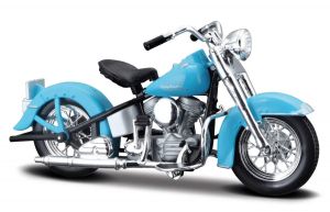Maisto Harley Davidson 1953 74FL  Hydra Glide  1:18 blue