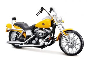 Maisto Harley Davidson 2001 FXDWG Dyna Wide Glide 1:18 yellow 