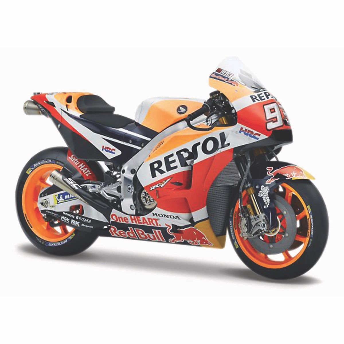Maisto motorka 1:18 GP - Repsol Honda Team RC213V 2018 - Nr.93 Marc Marquez