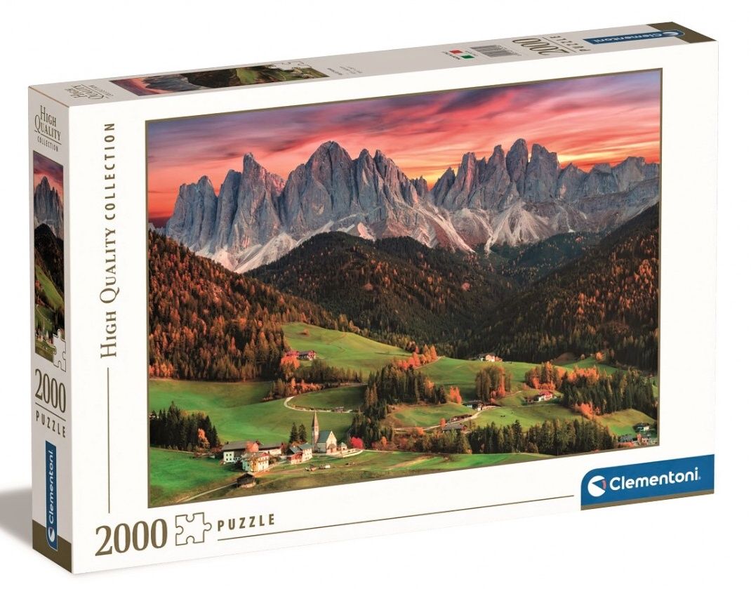 Puzzle Clementoni 2000 dílků - Val Di Funes 32570