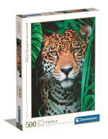 Puzzle Clementoni 500 dílků - Jaguár v džungli 35127