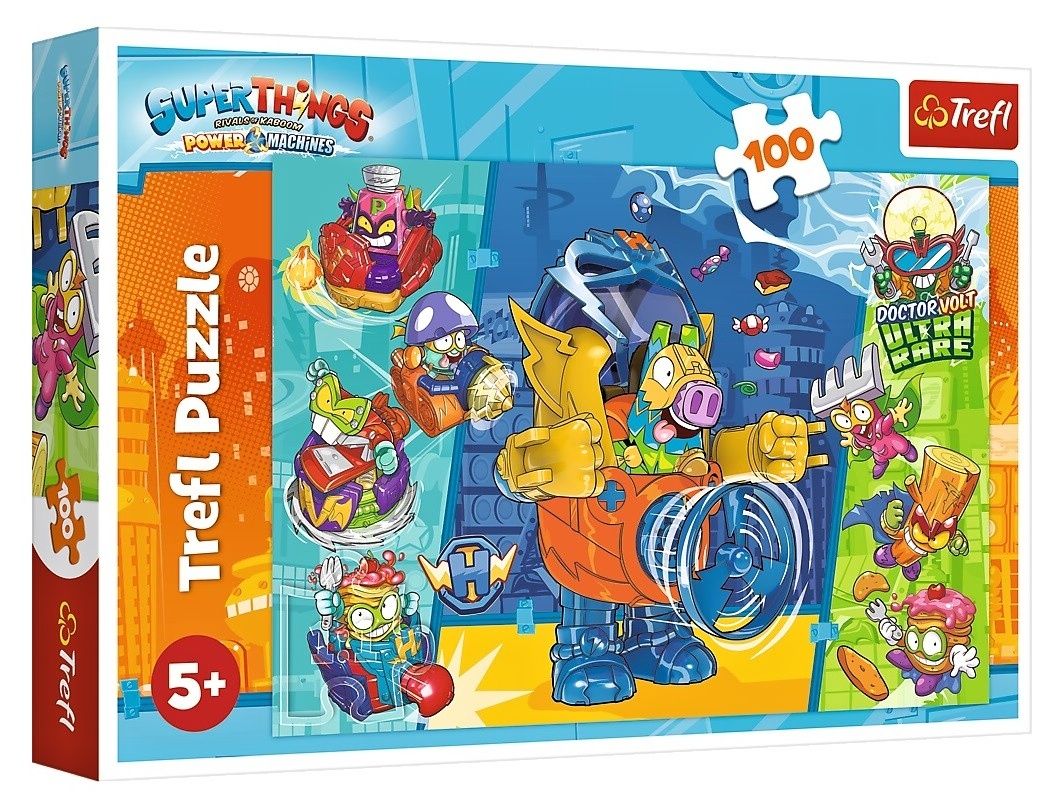 Puzzle Trefl 100 dílků - Super Things 16245