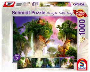 Schmidt puzzle  1000 dílků - Georgia Fellenberg - Strážci lesa 99126