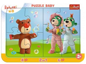 Trefl Puzzle  Baby - rámkové  10 dílků -Treflíci  80026