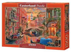 Castorland  Puzzle 1500 dílků  Romantický večer v Benátkách  151981 