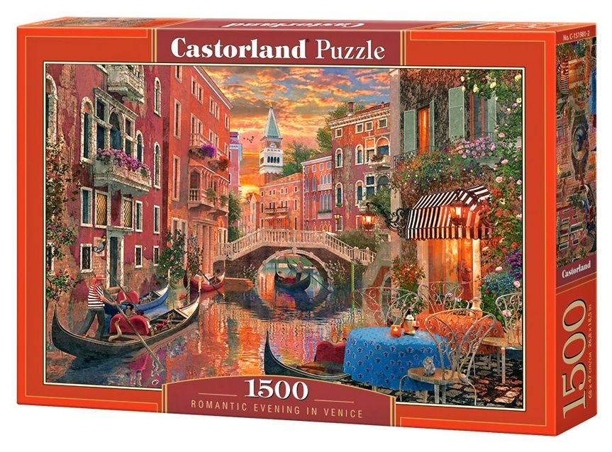 Castorland Puzzle 1500 dílků Romantický večer v Benátkách 151981