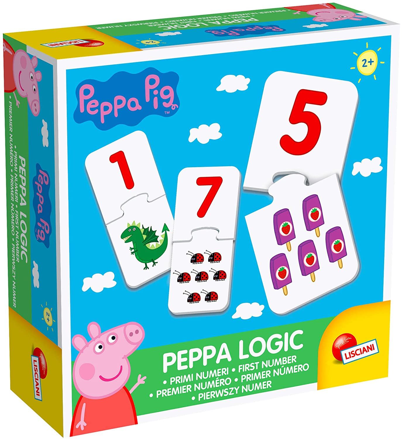 Peppa Logic - hra/puzzle - první počítání 64892 Lisciangiochi