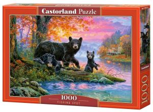 Puzzle Castorland  1000 dílků - medvědí  rodinka  104727