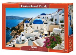 Puzzle Castorland 500 dílků - Léto na Santorini 53575