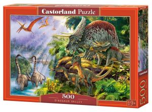 Puzzle Castorland 500 dílků - Údolí dinosaurů  53643
