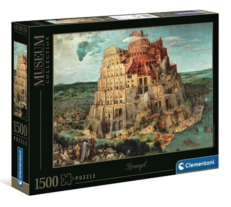 Puzzle Clementoni 1500 dílků - Bruegel - Babylónská věž 31691
