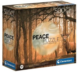 Puzzle Clementoni 500 dílků - Peace Collection - Šustivé ticho 35118