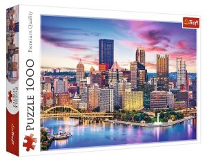 Puzzle Trefl  1000 dílků  - Pittsburgh , USA  10723