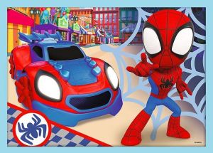 puzzle Trefl 4v1 12, 15, 20 a 24 dílků - Spiderman - Spidey 34611