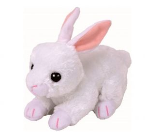 TY Beanie Boos - Cotton - bílý králíček  42267  - 15 cm plyšák