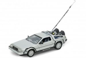 Auto Welly 1:24 DeLorean - Návrat do budoucnosti I  - stříbrná barva