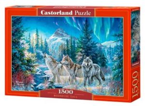 Castorland  Puzzle 1500 dílků  Vlci při  východu  měsíce