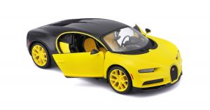 Maisto 1:24 Bugatti Chiron - žlutá barva