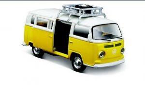 Maisto 21001 PR Volkswagen van Samba - weekends - žlutá barva