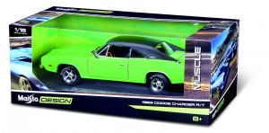Maisto - auto 1:18 Design - Dodge Charger T/T 1969 - zelený