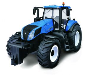 Maisto - RC Farm Tractor 1:16 New Holland  T8.435 Genesis   - modrý